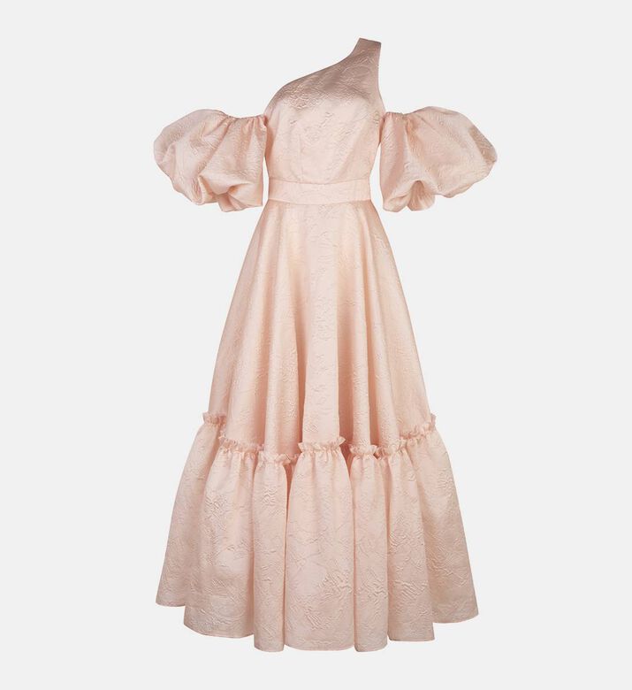 Off-shoulder Flared Dress