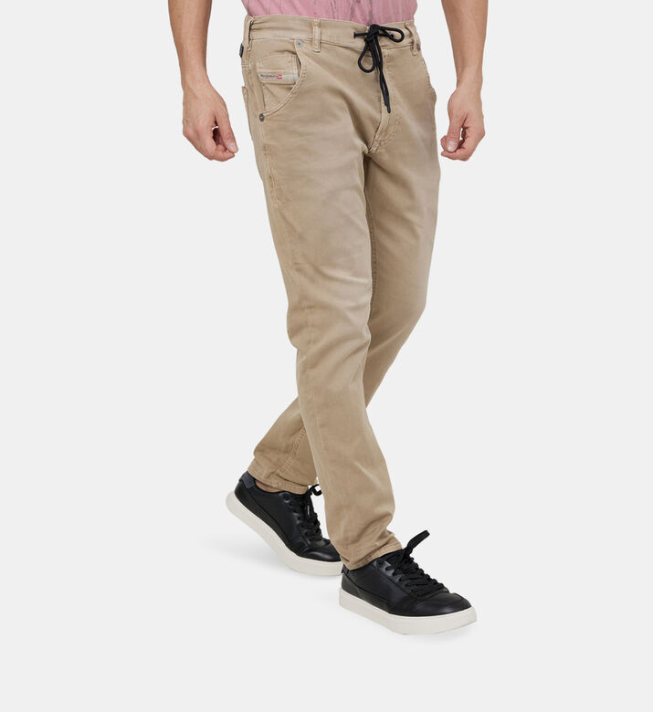 بنطال جينز رياضي كرولي ضيق