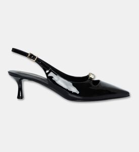 Baldinini Patent Slingback Kitten Heels, Packshot View