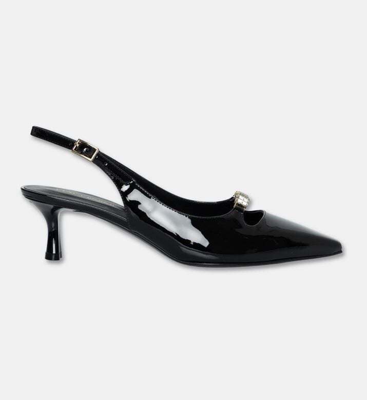 Baldinini Patent Slingback Kitten Heels, Packshot View