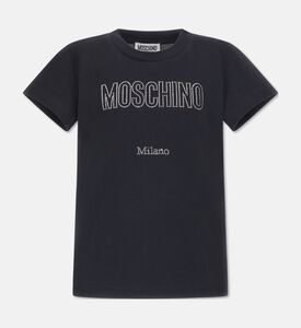 Moschino BKT Rhinestone-embellished Logo T-shirt, Packshot View