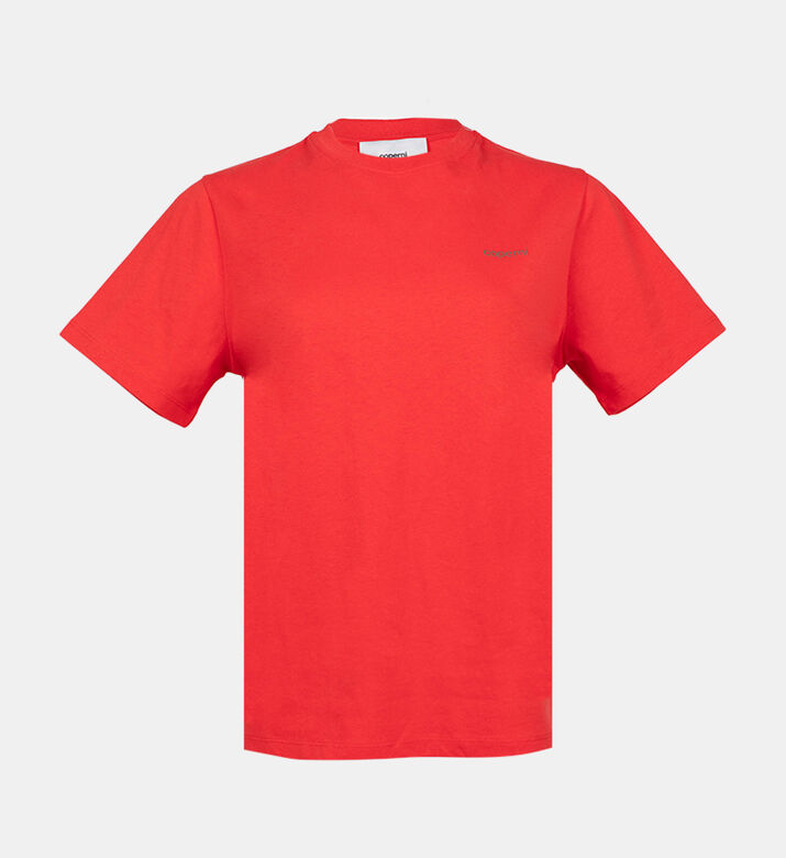 تيشيرت قطن بطبعة لوغو