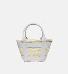 حقيبة يد ماكسي سانتوريني بجلد ناعم