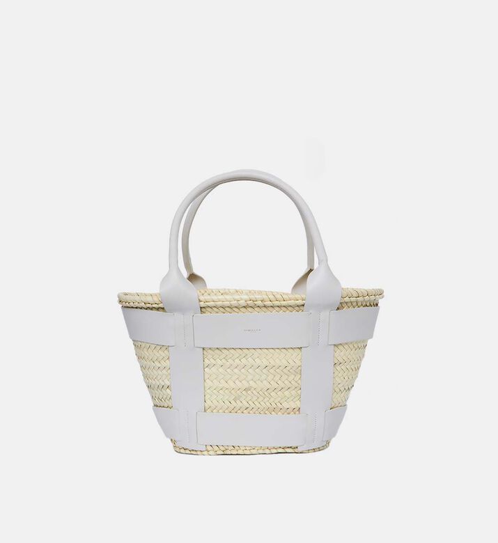 حقيبة يد ماكسي سانتوريني بجلد ناعم