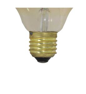 Light and Living Dimmable Glass Led Bulb Amber Light, Gold, 9.5-cm, Packshot View