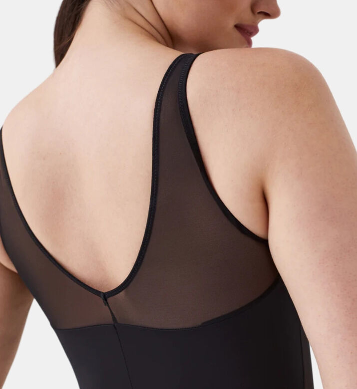 Sheer-detail Thong Bodysuit