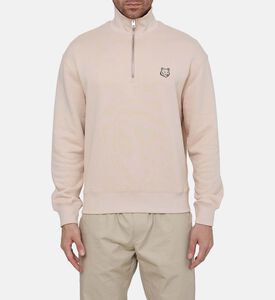 Fox Head Logo High Collar Sweatshirt