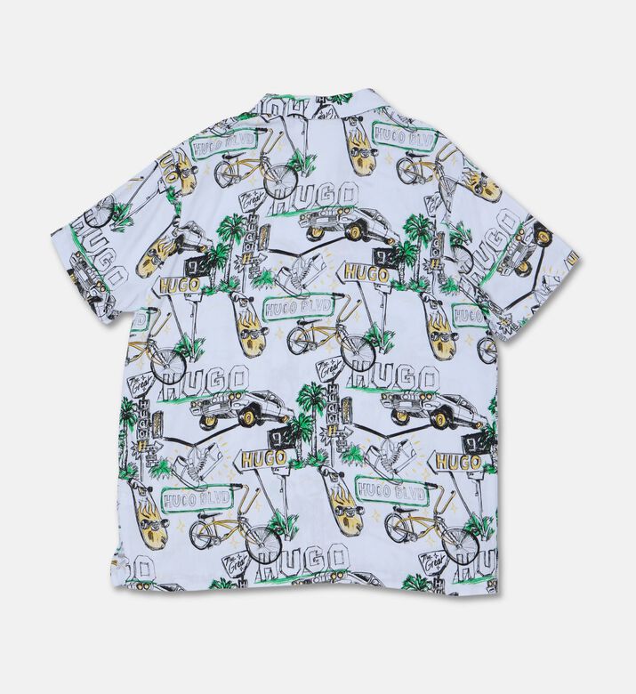 Hugo All-over Print Short-sleeve Shirt, Packshot View