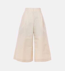 بنطال واسع عالي الخصر