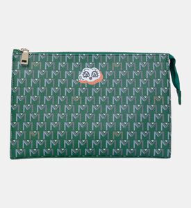 Waving Face Orange On-the-go Clutch Waving Face Orange On-the-go Clutch