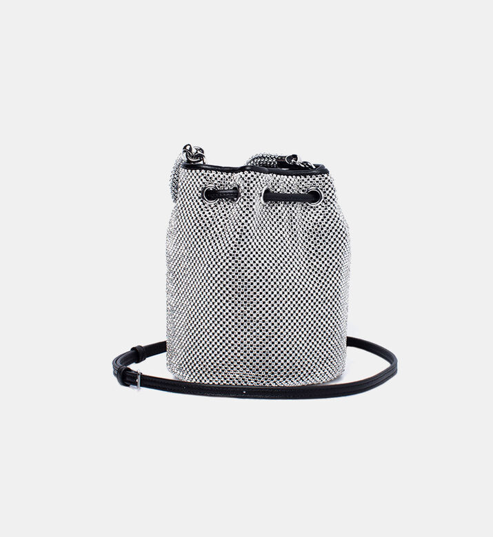 The Rhinestone Mini Bucket Bag