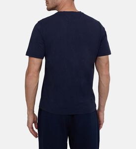 تيشيرت بال كلوب قطن بياقة دائرية