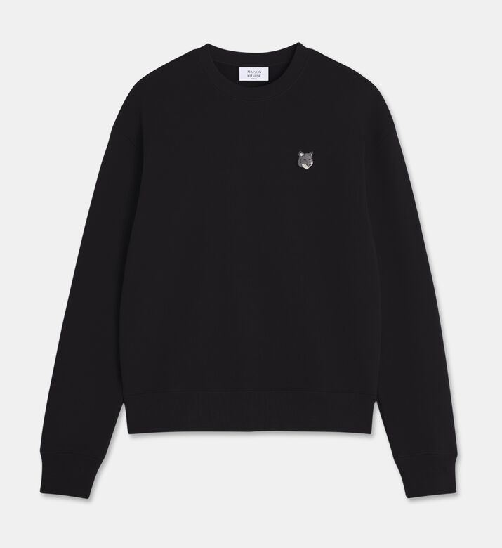 Maison Kitsune Sweatsh Fox, Black, S, Packshot View