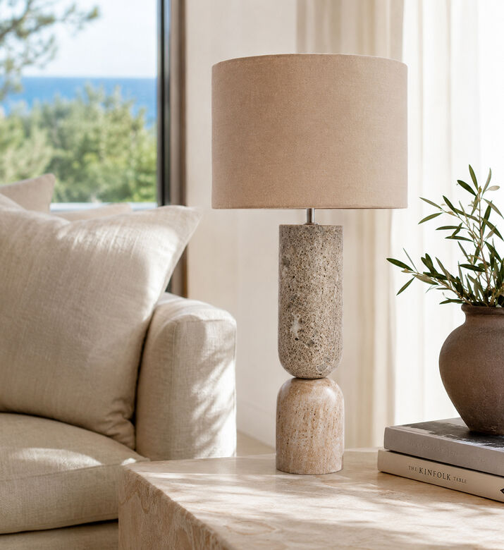 Home Deco and More Isabela 3 Pin Table Lamp, Packshot View