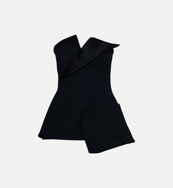 بلوزة توكسيدو بنمط كورسيه