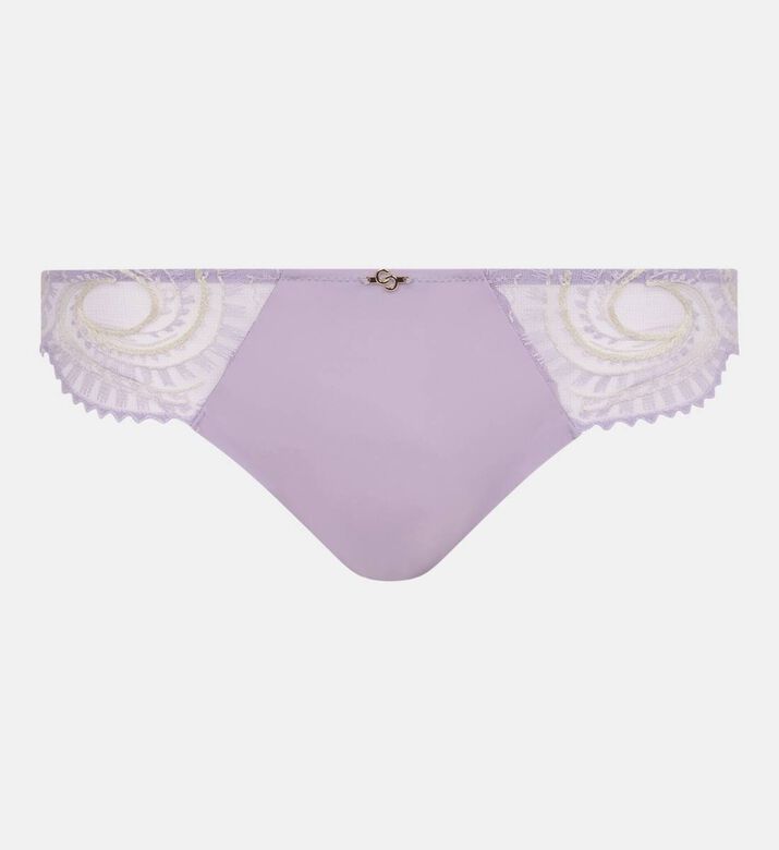 Satin Lace-trimmed Brief
