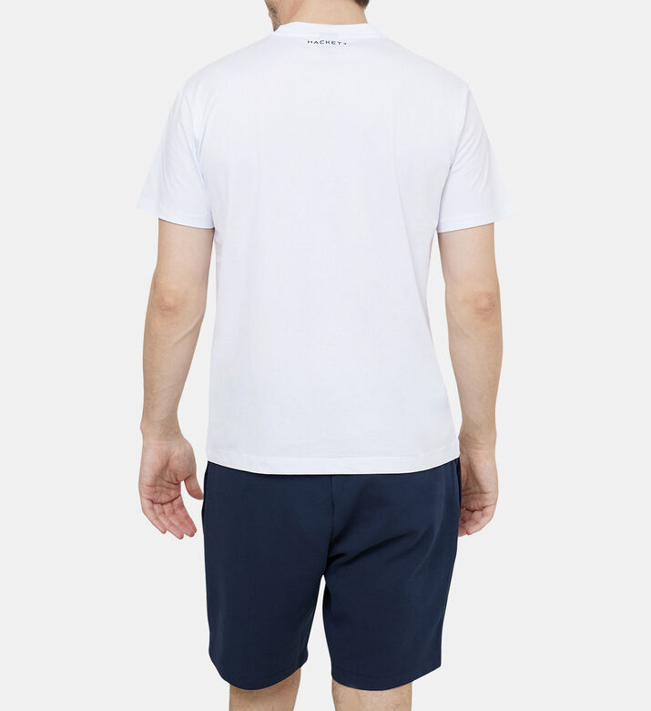 تيشيرت رياضي قطن بشعار متلاشي