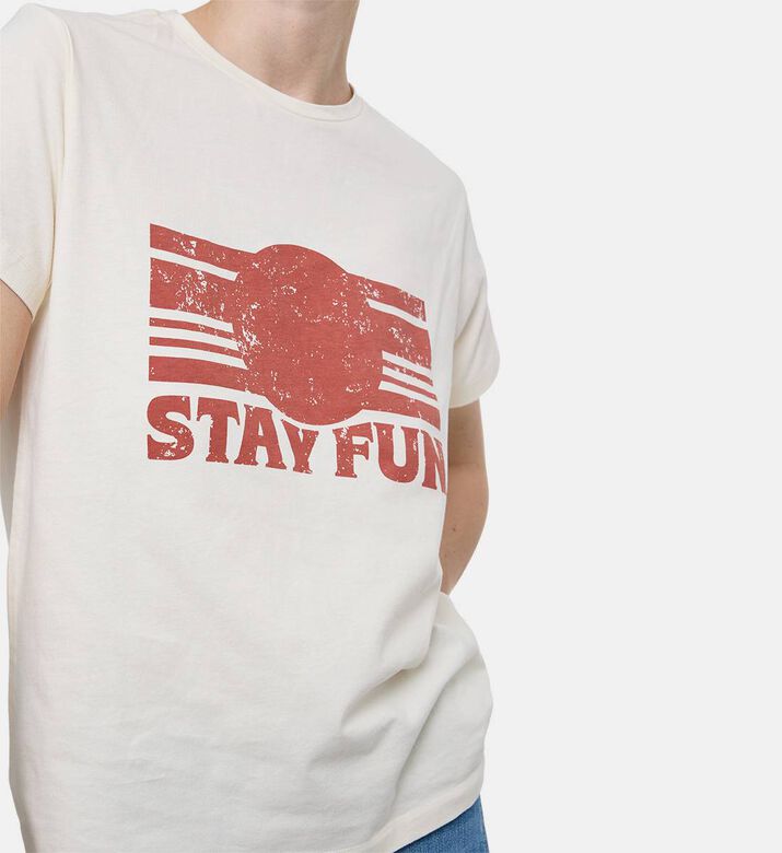 Ba and Sh Ts Reese, Off-white, L, Model View Ba and Sh Ts Reese, Off-white, L, Model View