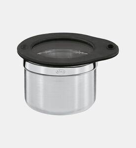 Roesle Jar With Silicone, Silver, 8cm, Packshot View