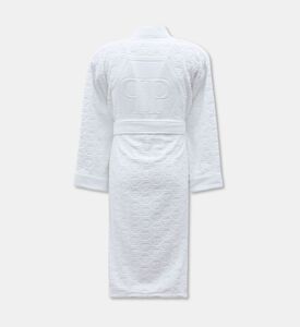 Philip Plein All-over Logo-print Bath Robe, White, S-m, Packshot View