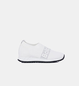 Baldinini Mesh Rhinestone-embellished Slip-ons, Packshot View