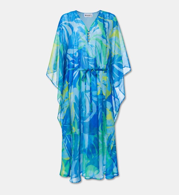 Weill Printed Chiffon Midi Dress, Packshot View
