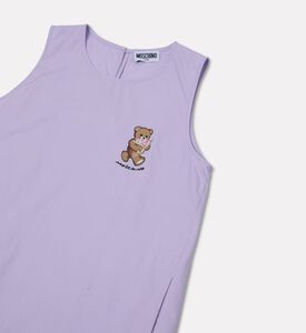 Moschino BKT Poplin Teddy Bear-print Dress, Packshot View