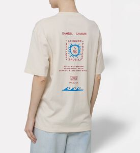 Samsoe Oversized Embroidered T-shirt, Model View