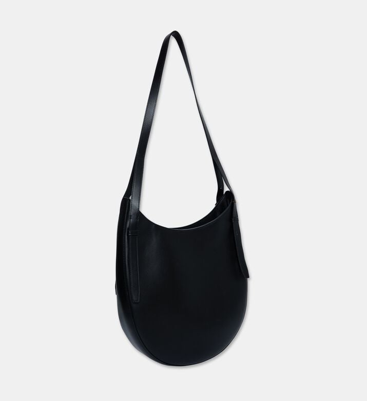Coperni Cow Leather Logo-detail Crescent Shoulder Bag, Packshot View