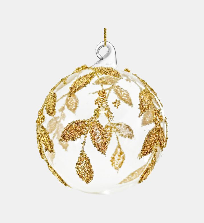 Shishi Glass Ball Beaded, Clear, 8-cm, Packshot View