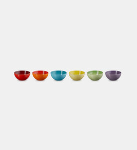Rainbow Dessert Bowl Set 6-piece - 12 Cm Rainbow Dessert Bowl Set 6-piece - 12 Cm