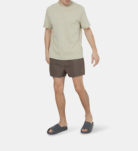 شورت سباحة بحزام خصر مزدوج