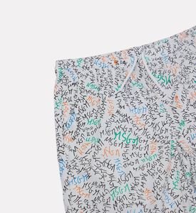 M S G M All-over Logo-print Regular-fit Shorts, Packshot View
