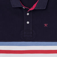 Patch Jersey Long-sleeve Polo