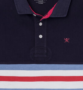 بولو بأكمام طويلة برقعة جيرسيه