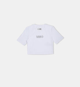 Cotton Logo-print Ribbed Crop Top Cotton Logo-print Ribbed Crop Top