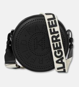 Karl Lagerfeld K/circle Embossed Logo Round Crossbody Bag, Packshot View
