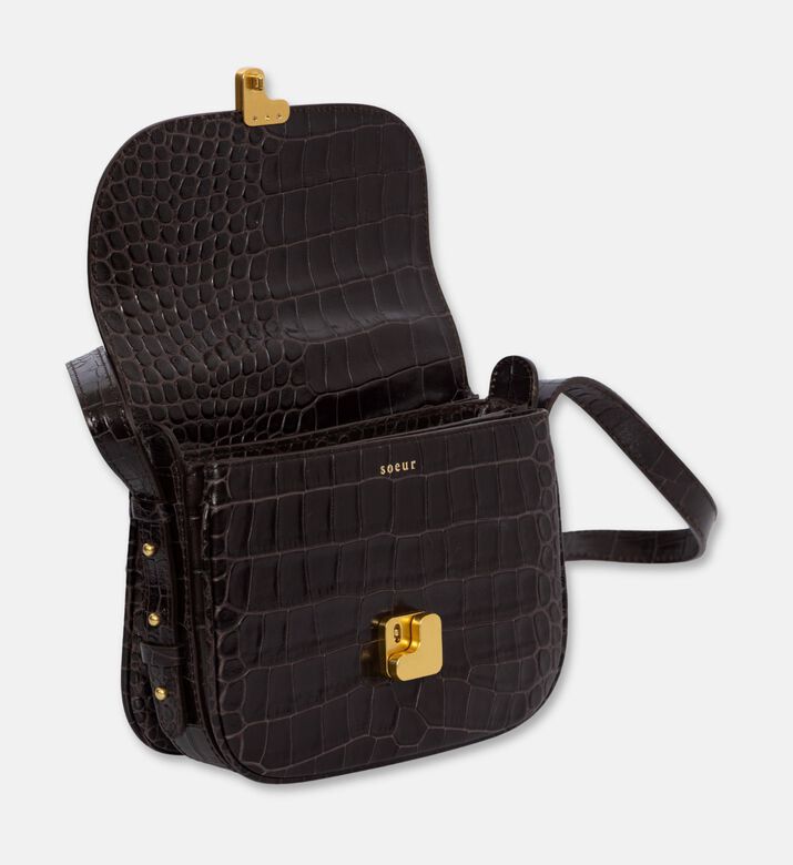 Soeur Bellissima Glazed Leather Mini Bag, Packshot View