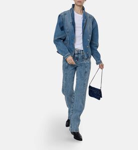 Isabel Marant Utility Button-front Bomber Blouson, Model View