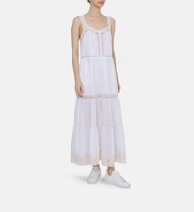 Relite Lace Straps V-neck Dress