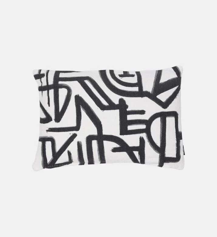 Home Deco and More Kimo Printed Cotton Cover Filled And Vaccumed Cushion, Packshot View