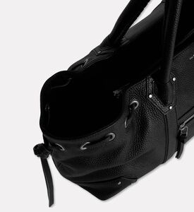 The Kooples Logo-detail Silver-tone Hardware Slouchy Tote Bag, Packshot View