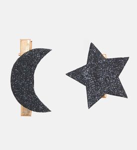 Sequin Celestial Barrette Set