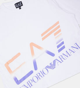 تيشيرت قطن بطبعة لوغو