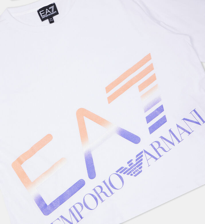 تيشيرت قطن بطبعة لوغو