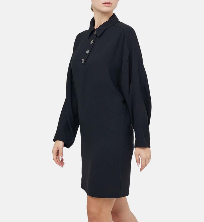 فستان من الكريب بقصة مستقيمة من ريفا