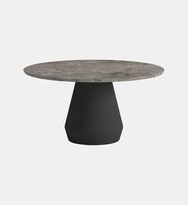 Home Deco and More Aluminum Base Round Dining Table, Packshot View
