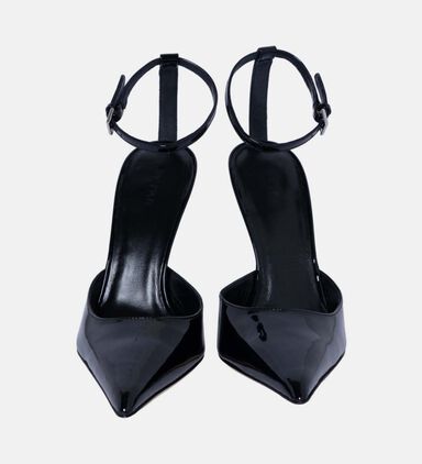 Eliza Leather Pointed Toe Heels