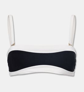 Palmacea Contrast Trim Bandeau Bikini Top, Packshot View