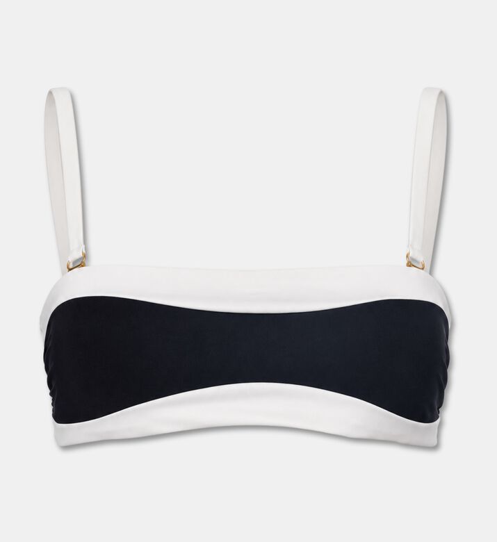 Palmacea Contrast Trim Bandeau Bikini Top, Packshot View
